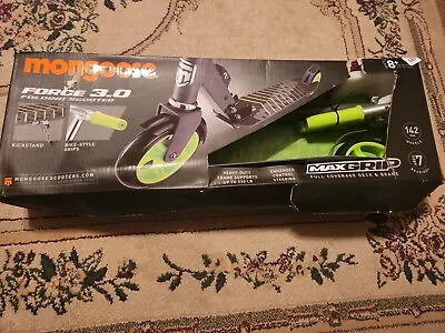 Mongoose Force 3.0 Folding Scooter MaxGrip NEW IN BOX • $99.95