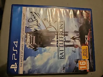 Unique Dave Prowse (DARTH VADER) Signed Copy Star Wars Battlefront Ps4 Collector • £75