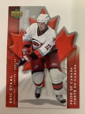 2007-08 McDonalds UD Pride Of Canada #PC5 Eric Staal Die Cut • $2.83