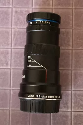 Laowa 25mm F/2.8 2.5-5X Ultra Macro Lens - Nikon F Pre-owned • £95