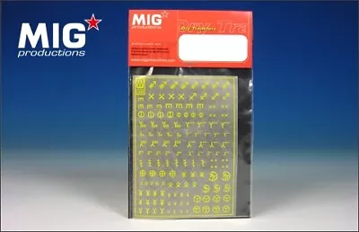 (MIG3239) - *** Mig Transfers 1:35 - Wehrmac Ht Unit Emblems 1939 (Yellow) • $5.84