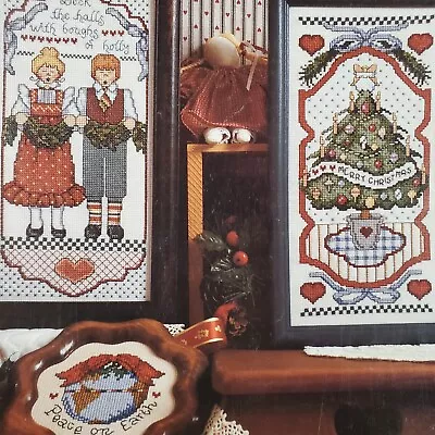 $4.99 • Buy Jeremiah Junction Boughs Of Holly Merry Christmas Tree Peace Cross Stitch JL145