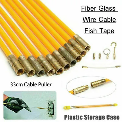 CABLE ACCESS KIT KITS ELECTRICIANS PUSH PULL PULLER ROD RODS WIRE WIRES 4mm • £17.89