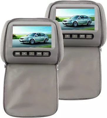 Headrest Monitor 2pcs Car Headrest DVD Player 7in Car Headrest Video Players • $135