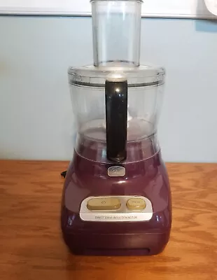 Rare PURPLE Wolfgang Puck Bistro Collection Food Processor BFPR0015 W/ Accessori • $89.99