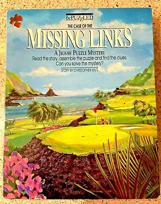 Golf Jigsaw Puzzle Mystery 500 PC The Case Of The Missing Links  20 X 20  • $11.50