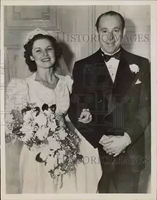 1938 Press Photo Former Miss America Rose Coyle And Groom Leonard Schlessinger • $9.99