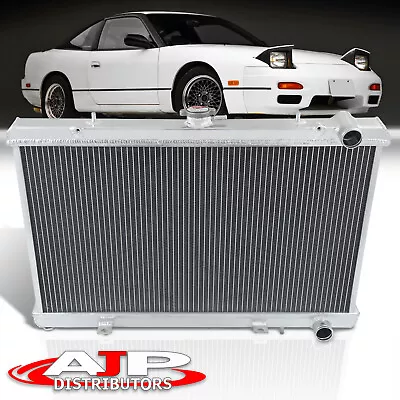 Dual Core Aluminum Radiator For 1989-1994 Nissan 240SX S13 KA24DE CA18DET • $124.99