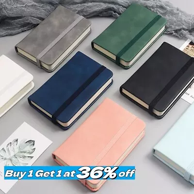 Mini Pocket A7 Notebook Lined Notepad Hardback Journal Notes Book Small Diary • £4.14