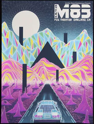 M83 5/16/2023 5/17/2023 Poster Fox Theater Oakland CA Max Wesoloski Signed/400 • $79.99