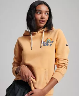 Superdry Womens Vintage Rainbow Hoodie • £25