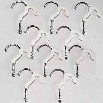 MA-017 10pc Hanger Hook White Salesman Tab For Plastic Hanging Mannequin Forms • $11.45