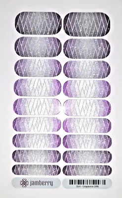 $7 • Buy Jamberry Full Sheet Nail Wrap Grapevine Retired March 2018