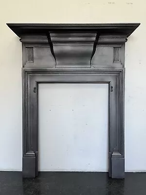 Original Antique Cast Iron Edwardian Fire Surround Fireplace Stove Mantle AF127 • £680