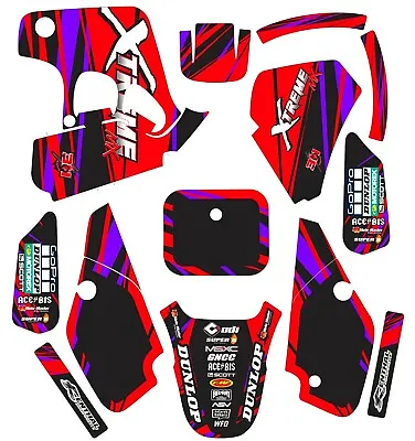 Graphic Kit For 1993-1995 Honda CR80 CR 80 Shrouds Fender Shroud Decal Purple • $79