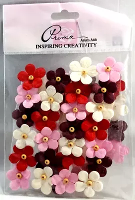 Prima Marketing Ribbon Pink Flowers Mulberry Paper • $5.69