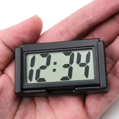 LCD  Ultra-thin Digital Display Vehicle Car Dashboard FAST Clock With Calendar • £2.54