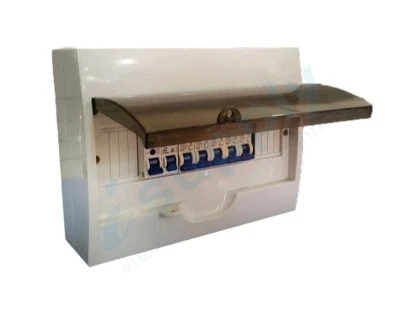 $131.99 • Buy COMPLETE 12 Pole Distribution Board Switchboard Safety RCD Main MCB Way 12p MCB