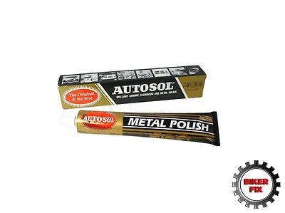 £3.99 • Buy Autosol Solvol Chrome Polish Aluminium Metal Brass Steel Paste 100g