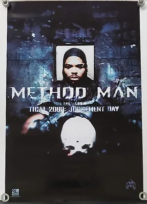 Method Man Tical 2000 RARE 1998 ORIGINAL Record Label PROMOTIONAL Poster 24x36 • $26.99