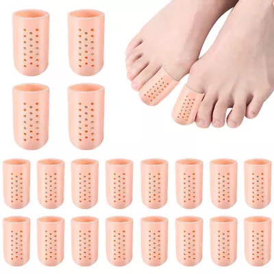 20pcs Gel Big Toe Caps Soft Silicone Toe Covers Breathable Washable Big ✑⋄ • $12.82