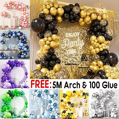 Balloon Arch Kit +Balloons Garland Birthday Wedding Party Baby Shower Decor UK2 • £2.99