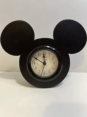 Disney Mickey Mouse Desk Quartz Clock - Black  • $15