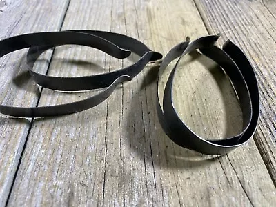 Vintage Antique Bike Bicycle Pant Loops Pant Clips Protector Harley Black 2 Pair • $16.99