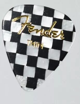 3  X  Fender Guitar Picks Checked 351 Thin Medium  Or Heavy • $5.55