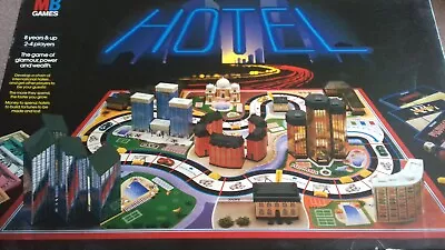 Hotel Vintage 1986 Mb Games Board Game Very Good Condition • £45