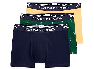 Polo Ralph Lauren Stretch Cotton Classic Boxer Trunks 3-Pack - Medium - NEW • £40
