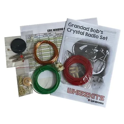 Grandad Bobs Crystal Radio Set Electronics Project Kit Whizzkits Cat Whisker • £11.99