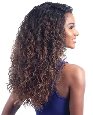 Freetress Equal Synthetic Lace Front Invisible L Part Curly Hair Wig - Shalome • £31.92