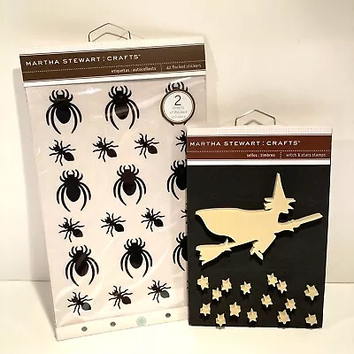 Martha Stewart Halloween Crafts Foam Witch Stamp And Spider & Ant Sticker Sheet • $12.99