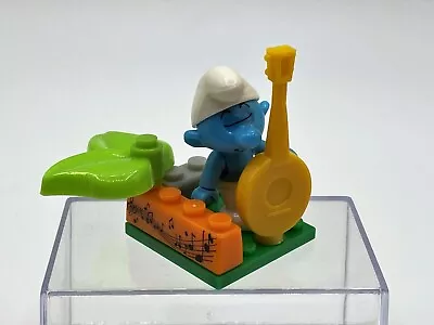 Mega Bloks 10757 The Smurfs Harmony Smurf (Guitar) Figure Blind Bag Mystery Bag • $5