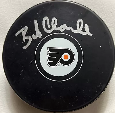 Bob Clarke Bobby Signed Puck Philadelphia Flyers Autographed NHL • $49