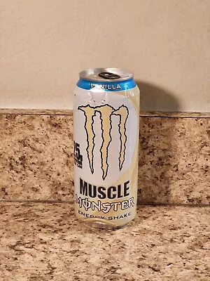 Monster Energy Muscle Vanilla New Design Full 15oz Can SKU 0816 • $49