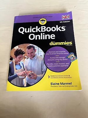 QuickBooks Online For Dummies (UK) By Elaine Marmel (Paperback 2019) • £7.99