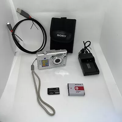 Sony Cybershot DSC-W35 7.2MP 3x Zoom Digital Camera Tested + Accessories VGC • $118.28