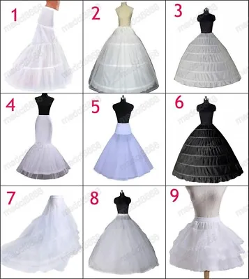 RULTA Bridal Wedding Petticoat Crinoline Prom Dress Underskirt Slips Skirt UK &1 • £15.68