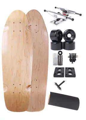 30  Mini Skateboard Complete Kit Black Wheels (Canadian Maple) • $63.99