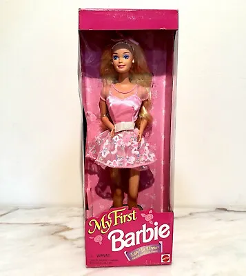 1996 Easy To Dress My First Barbie Doll Mattel 14592-New In Box • $25