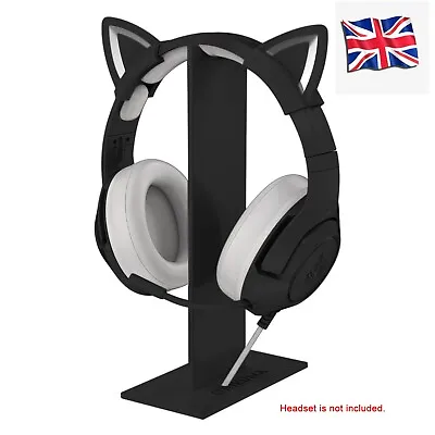 Headset Stand Desk Headphone Holder And Gaming Headset Desktop Holder Universal • £4.99