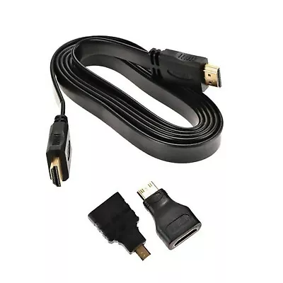 1080P HDMI Cable & HDMI To Mini & Micro Adaptor Set For Android Tablet PC TV J • $11.95