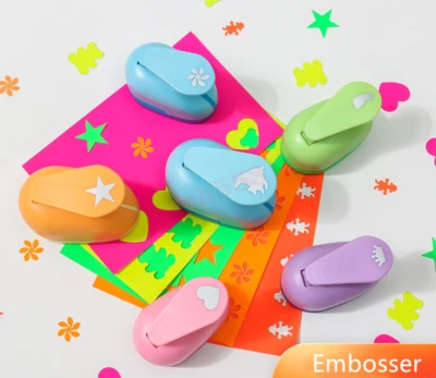 Round Shape 0.6 Inch Craft Punch Set Children Manual DIY Hole Punches • $17.07
