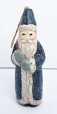 Vintage Midwest Of Cannon Falls Crackle Old World Santa Christmas Figure • $14.99