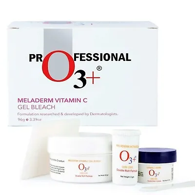 O3+ Meladerm Vitamin C Gel Bleach For Skin Whitening And Hair Lightening (96 Gm) • $31.91