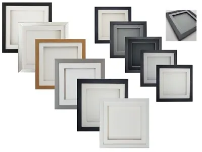 3D Box SQUARE Picture Photo Frame Medal Record CD Memorabilia Art Display 0.5  • £24.99