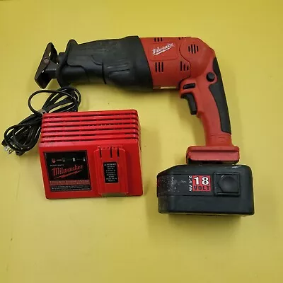 Milwaukee 6514-20 18V Reciprocating Sawzall The Hatchet Working Charger Battery • $79.99