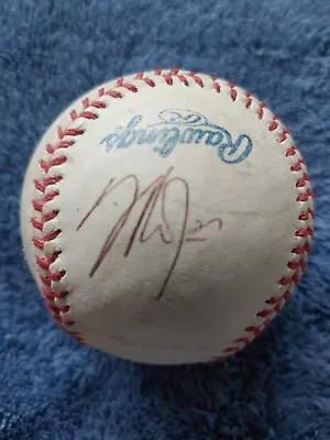 Mike Trout Angels Signed Baseball 2012 Spring Training Game Used Ball Auto • $299.95